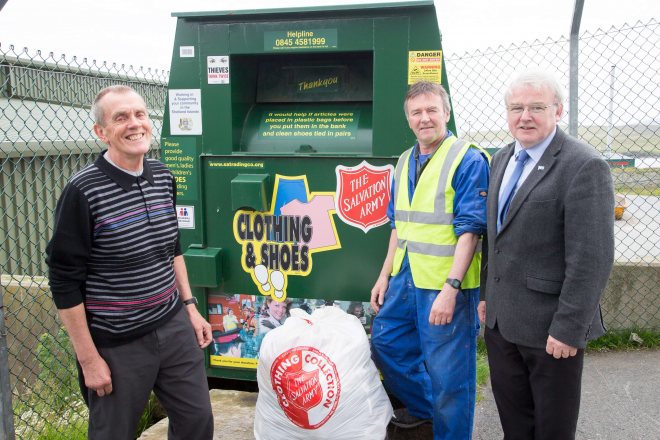 Clothing banks  The Salvation Army