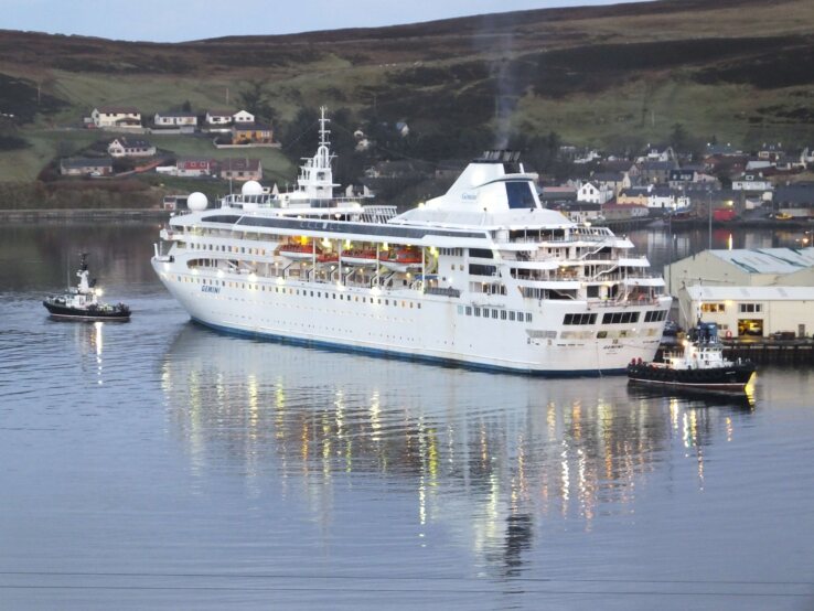 Gemini prepares to leave Scalloway | The Shetland Times Ltd