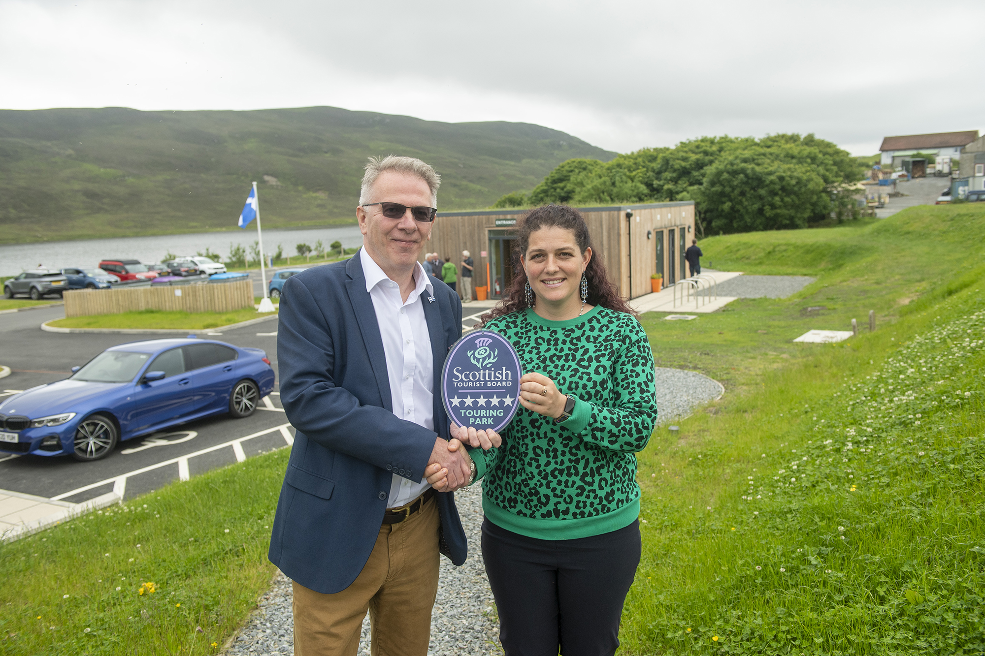 Scalloway Caravan Park officially opened The Shetland Times Ltd