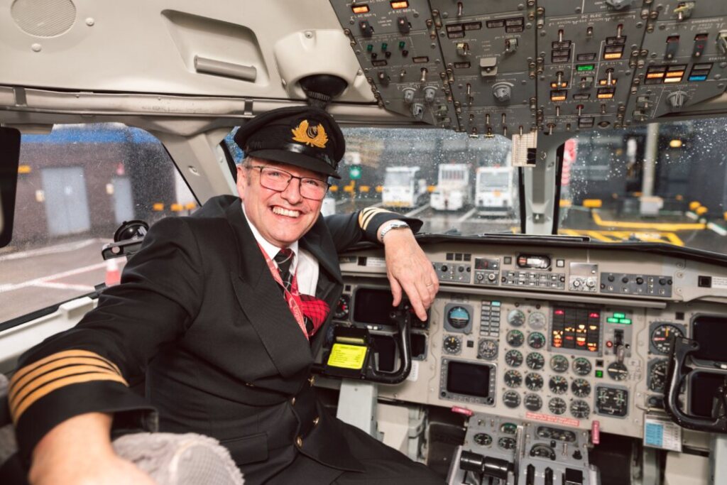 Pilot flies off into the sunset after 34 ‘incredible’ years of service ...