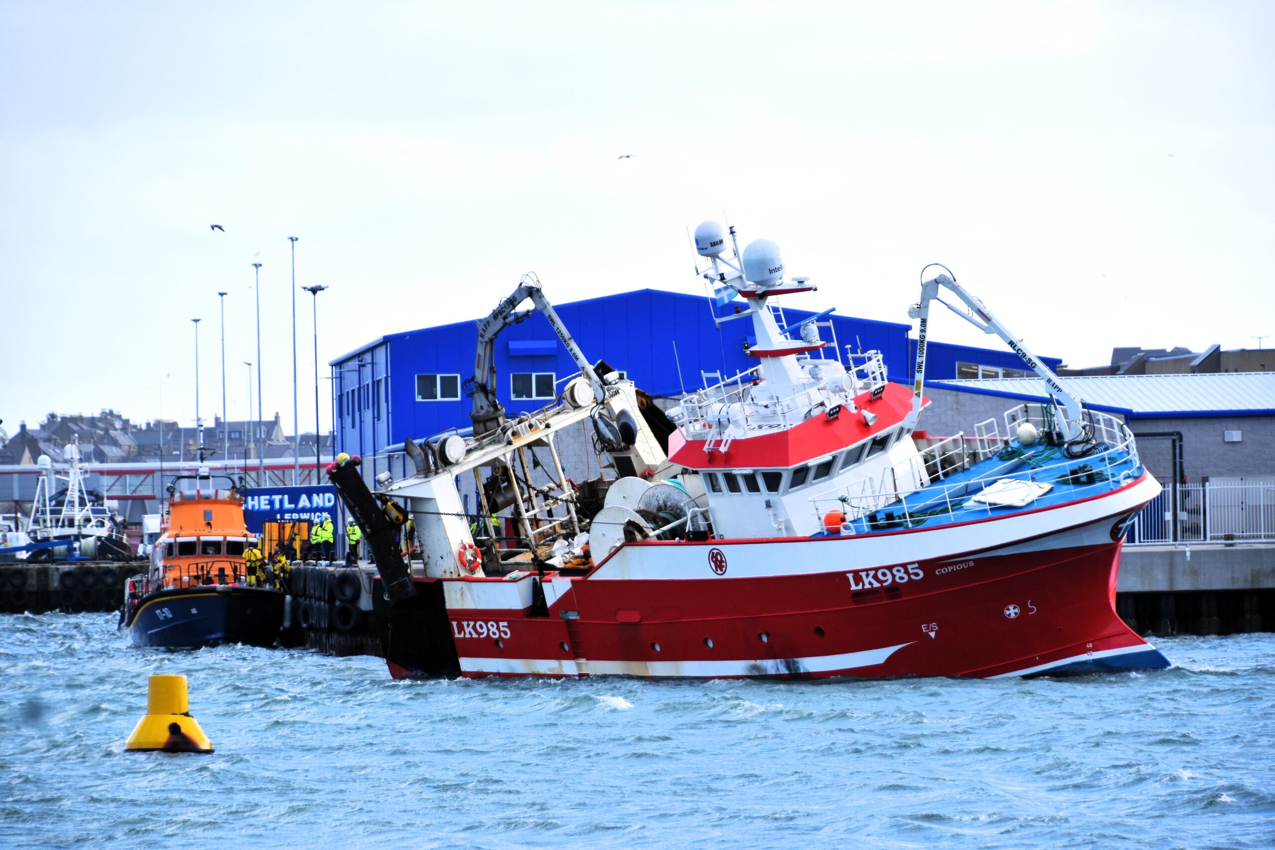 UPDATE: Copious refloated after distress call | The Shetland Times Ltd