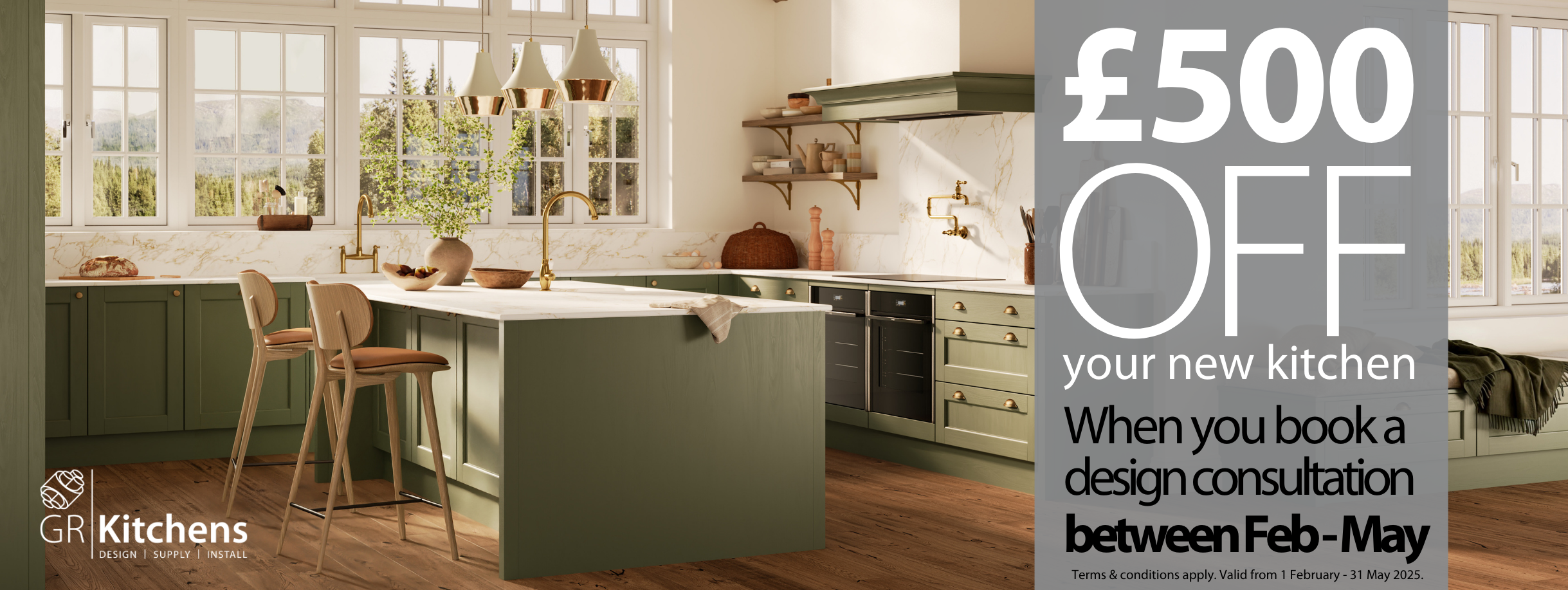 £500 off your new kitchen